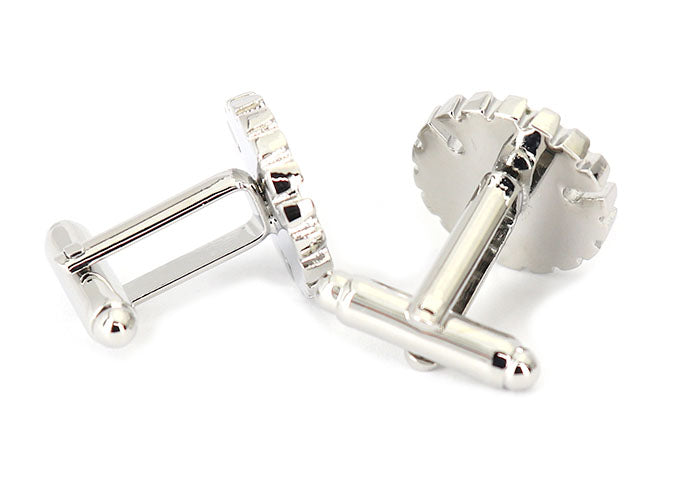 歯車-ギアカフリングス-色-銀色-カフスボタン-シルバー-男女-仕事-おしゃれ-大人気-スーツ-結婚式-プレゼント-入園式-入学式-成人式-カフス専門店