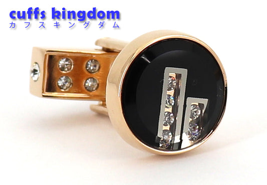 留め具-裏表-デザインちがう-リバーシブル-色-黒-銅色-カフスボタン-ブラック-おすすめ-おしゃれ-かわいい-男女-営業マン-結婚式-スーツ-人気-カフリングス-プレゼント-ギフト-入園式-入学式-成人式