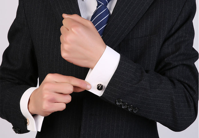 留め具-裏表-デザインちがう-リバーシブル-色-黒-銅色-カフスボタン-ブラック-おすすめ-おしゃれ-かわいい-男女-営業マン-結婚式-スーツ-人気-カフリングス-プレゼント-ギフト-入園式-入学式-成人式