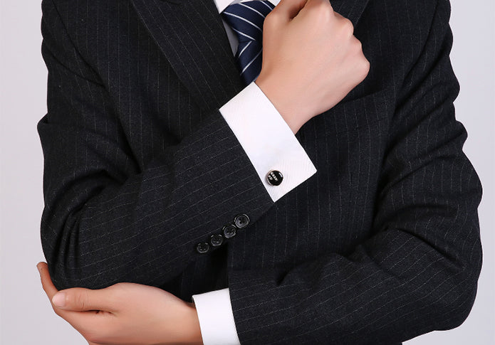 留め具-裏表-デザインちがう-リバーシブル-色-黒-銅色-カフスボタン-ブラック-おすすめ-おしゃれ-かわいい-男女-営業マン-結婚式-スーツ-人気-カフリングス-プレゼント-ギフト-入園式-入学式-成人式