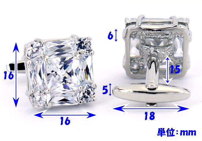 ゴロッゴロ-キラキラカフス-ジュエル系-シルバー-おすすめ-おしゃれ-かわいい-男女-営業マン-結婚式-スーツ-人気-カフリングス-プレゼント-ギフト-入園式-入学式-成人式