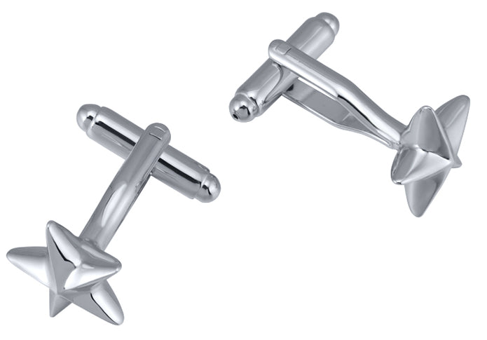 目立ちすぎず-しっかり-可愛い-スター-カフスボタン-銀色-星型-黒色-星形-銅色-星型-おすすめ-おしゃれ-かわいい-男女-営業マン-結婚式-スーツ-人気-カフリングス-プレゼント-ギフト-入園式-入学式-成人式