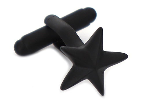 目立ちすぎず しっかり 可愛い スター カフスボタン 【 銀色 星型 】 【 黒色 星形 】 【 銅色 星型 】 【 おすすめ おしゃれ かわいい 男女 営業マン 結婚式 スーツ 人気 カフリングス プレゼント ギフト 入園式 入学式 成人式 】