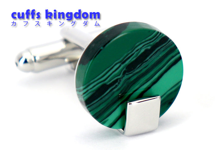 波-模様-グリーン-緑-カフスボタン-グリーン-おすすめ-おしゃれ-かわいい-男女-営業マン-結婚式-スーツ-人気-カフリングス-プレゼント-ギフト-入園式-入学式-成人式