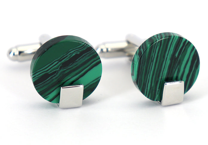 波-模様-グリーン-緑-カフスボタン-グリーン-おすすめ-おしゃれ-かわいい-男女-営業マン-結婚式-スーツ-人気-カフリングス-プレゼント-ギフト-入園式-入学式-成人式