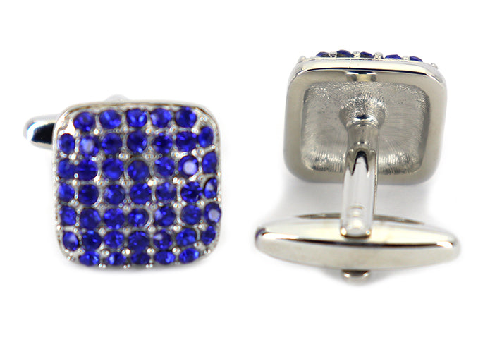 細かな-デザイン-キラキラ-輝く-青色-小粒-カフスボタン-ジュエル系-ブルー-おすすめ-おしゃれ-かわいい-男女-営業マン-結婚式-スーツ-人気-カフリングス-プレゼント-ギフト-入園式-入学式-成人式