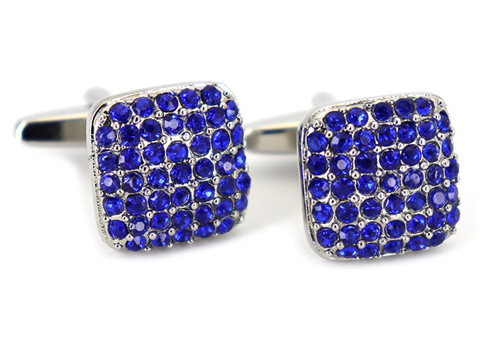 細かな-デザイン-キラキラ-輝く-青色-小粒-カフスボタン-ジュエル系-ブルー-おすすめ-おしゃれ-かわいい-男女-営業マン-結婚式-スーツ-人気-カフリングス-プレゼント-ギフト-入園式-入学式-成人式