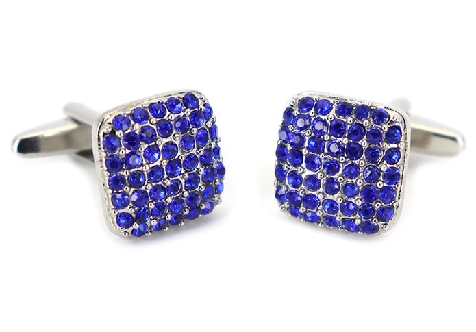 細かな-デザイン-キラキラ-輝く-青色-小粒-カフスボタン-ジュエル系-ブルー-おすすめ-おしゃれ-かわいい-男女-営業マン-結婚式-スーツ-人気-カフリングス-プレゼント-ギフト-入園式-入学式-成人式