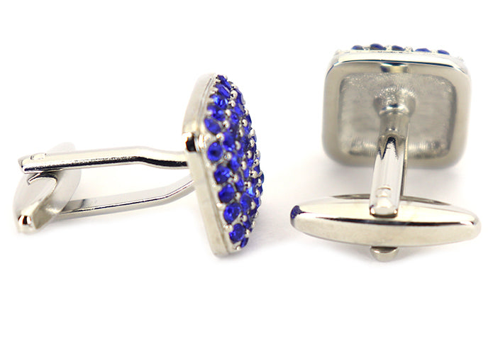 細かな-デザイン-キラキラ-輝く-青色-小粒-カフスボタン-ジュエル系-ブルー-おすすめ-おしゃれ-かわいい-男女-営業マン-結婚式-スーツ-人気-カフリングス-プレゼント-ギフト-入園式-入学式-成人式