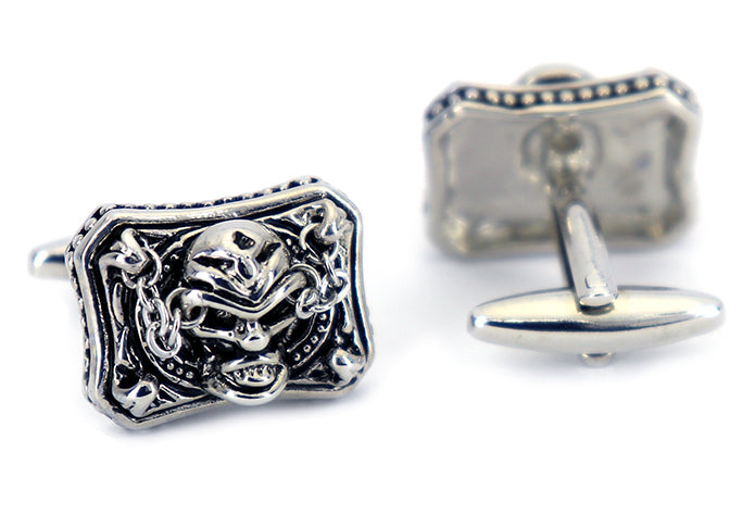 立体的-重厚-スカルヘッド-シルバー-アクセ-風-銀色-カフスボタン-シルバー系-男女-おすすめ-おしゃれ-男女-ユニーク-営業マン-結婚式-スーツ-人気-カフリングス-プレゼント-ギフト-入園式-入学式-成人式