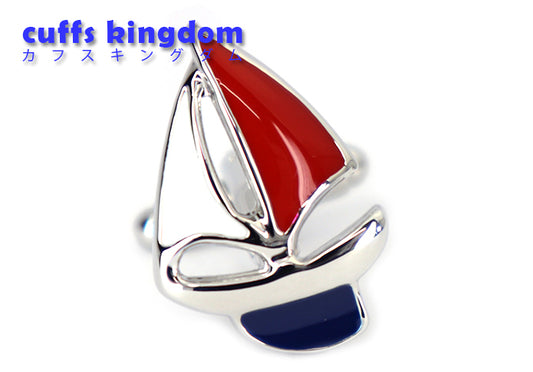 色付き-ヨット-カフスボタン-カラフル系-男女-趣味-スポーツ-乗り物-おすすめ-おしゃれ-男女-営業マン-結婚式-スーツ-人気-カフリングス-プレゼント-ギフト-入園式-入学式-成人式