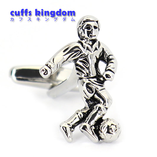 楽しい-スポーツ-サッカー-スタイル-色-シルバー-カフスボタン-おしゃれ-サッカー-男女-スポーツ-結婚式-スーツ-人気-カフリングス-プレゼント-ギフト-入園式-入学式-成人式