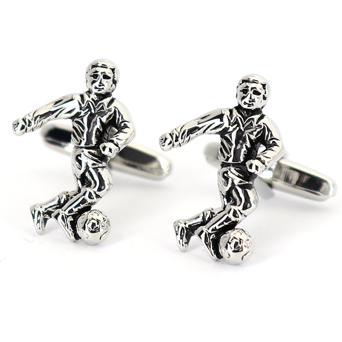 楽しい-スポーツ-サッカー-スタイル-色-シルバー-カフスボタン-おしゃれ-サッカー-男女-スポーツ-結婚式-スーツ-人気-カフリングス-プレゼント-ギフト-入園式-入学式-成人式