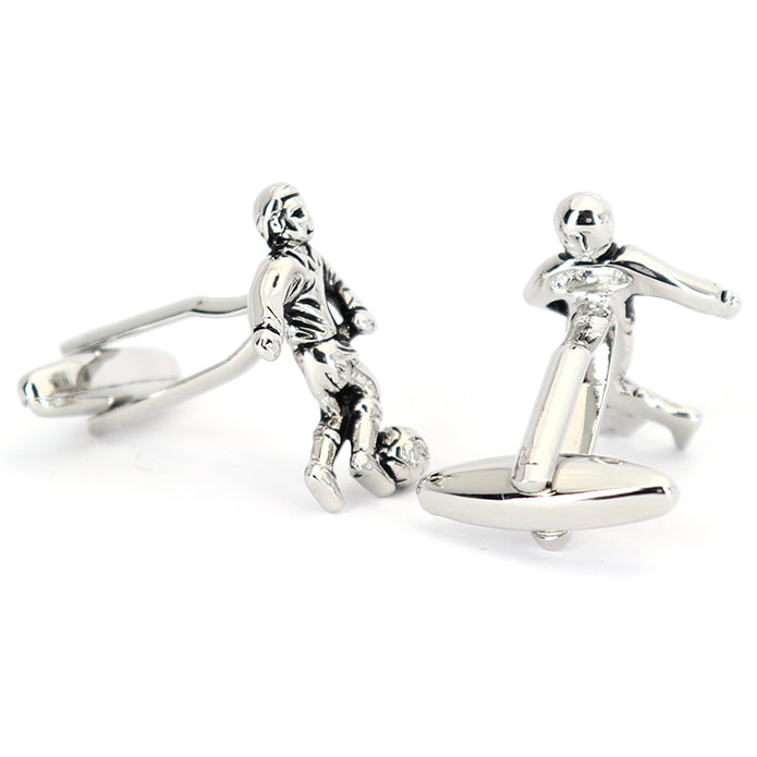 楽しい-スポーツ-サッカー-スタイル-色-シルバー-カフスボタン-おしゃれ-サッカー-男女-スポーツ-結婚式-スーツ-人気-カフリングス-プレゼント-ギフト-入園式-入学式-成人式