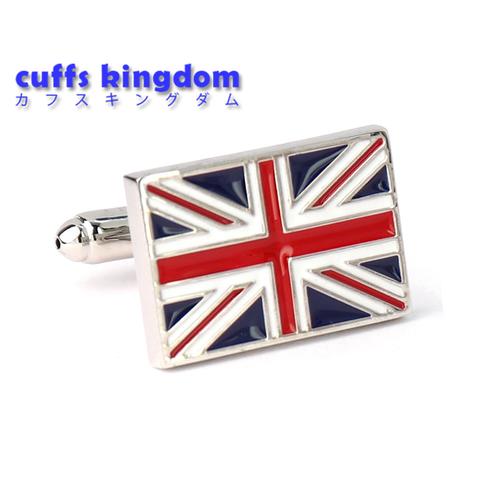 英国旗-ユニオンジャック-カフスボタン-ロックンロール-カラフル系-ビジネス-社交-国旗-カフリングス-集まり-人気-個性-フォーマル-カフス専門店