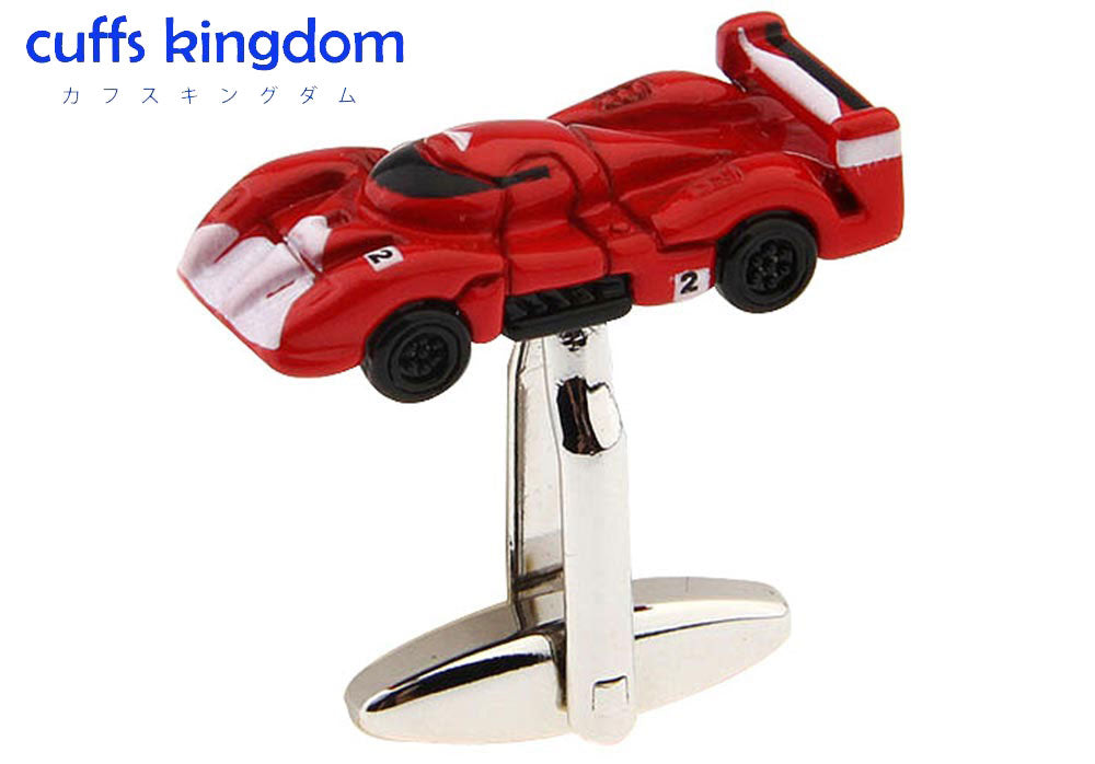 赤い-f1カー-カフスボタン-赤系-レッド-男女-カフリングス-営業マン-おしゃれ-かわいい-結婚式-カジュアル-シンプル-ユニーク-スーツ-人気-プレゼント-ギフト-入園式-入学式-成人式