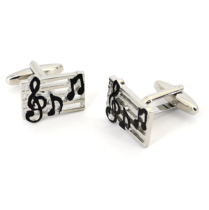 楽譜-音符-カフスボタン-音楽-男女-カフリングス-おしゃれ-かわいい-結婚式-シンプル-スーツ-人気-プレゼント-ギフト-入園式-入学式-成人式