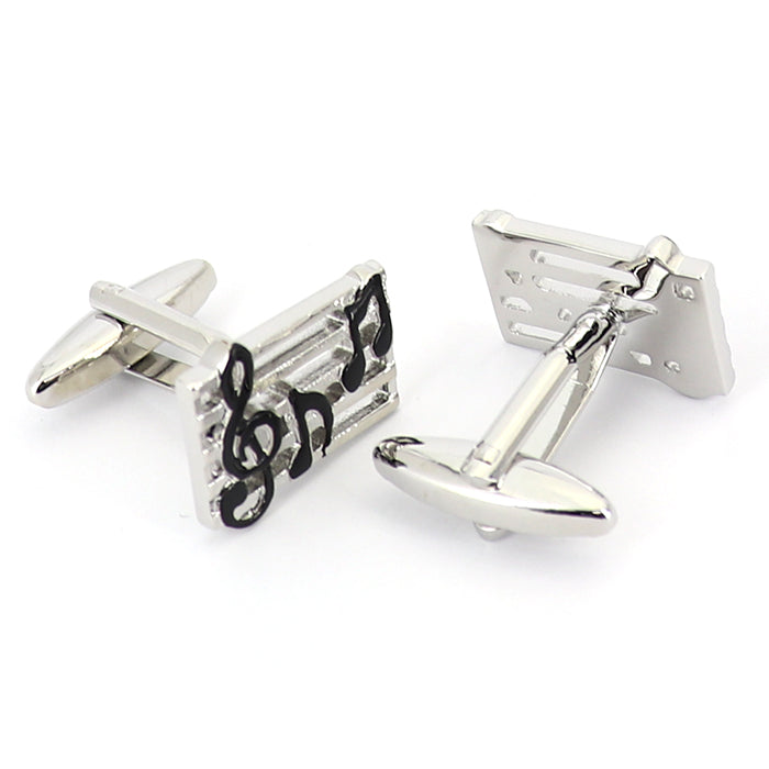楽譜-音符-カフスボタン-音楽-男女-カフリングス-おしゃれ-かわいい-結婚式-シンプル-スーツ-人気-プレゼント-ギフト-入園式-入学式-成人式