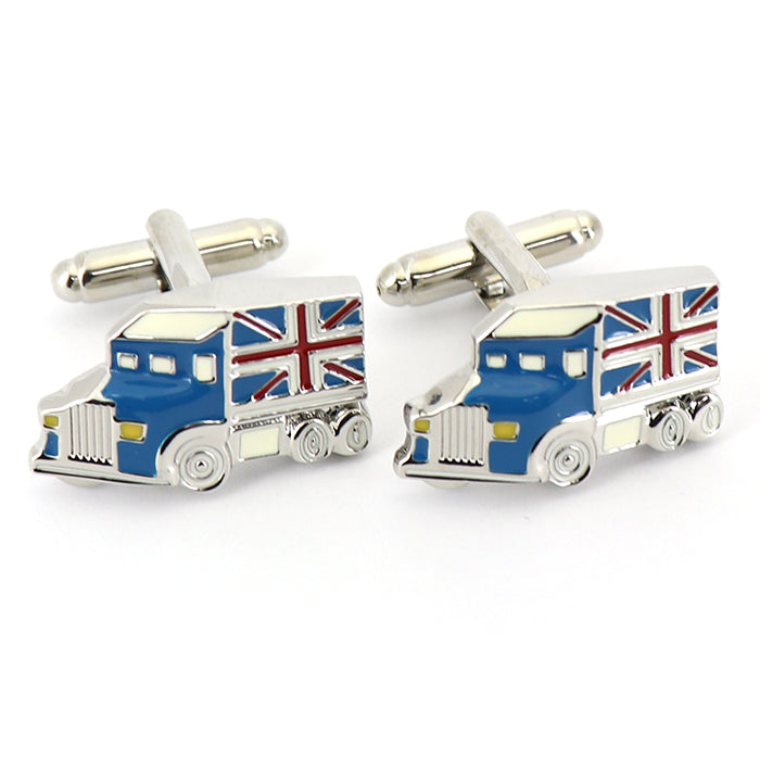 綺麗な発色-ブリティッシュ-トレーラー-カフスボタン-英国-旗-高級