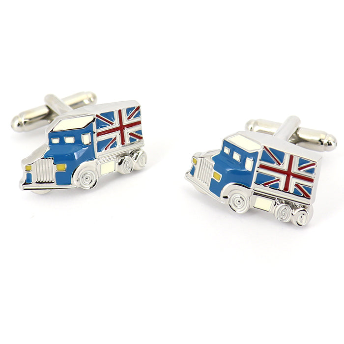 綺麗な発色-ブリティッシュ-トレーラー-カフスボタン-英国-旗-高級