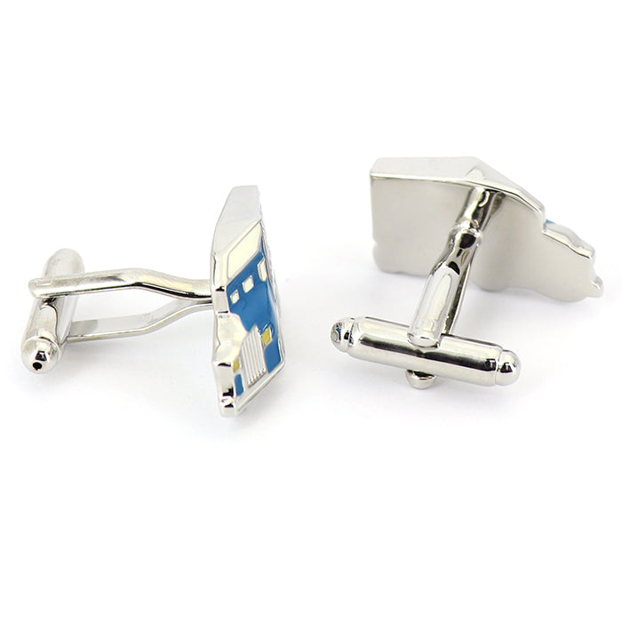 綺麗な発色-ブリティッシュ-トレーラー-カフスボタン-英国-旗-高級