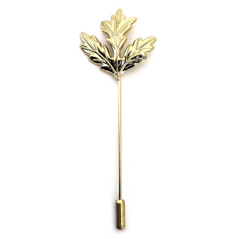ヒイラギ の 葉 クリスマス スーツ アクセ 【 金色 】 ラペルピン [ おしゃれ かわいい プレゼント 高級感 メンズ お礼 ギフト アクセサリ ]