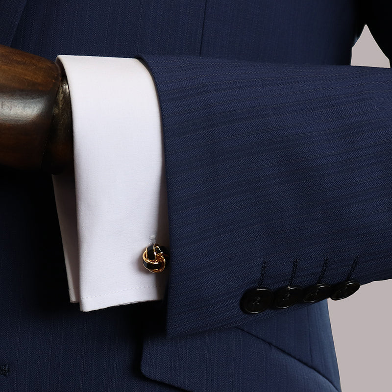 編み込みボール-カフスボタン-金-黒-男女-カフリングス-プレゼント-おしゃれ-結婚式-カフス専門店