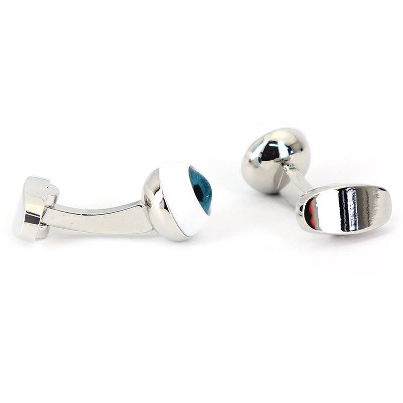 眼球-目玉-カフスボタン-ホワイト-ブルー-ブラック-男女-カフリングス-プレゼント-おしゃれ-医者-瞳-ユニオン-結婚式-カフス専門店