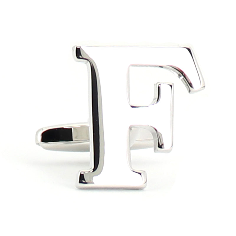 片方のみ単品販売-組合せ自由アルファベット-カフスボタン-box1-シルバー-男女-カフリングス-プレゼント-おしゃれ-ユニーク