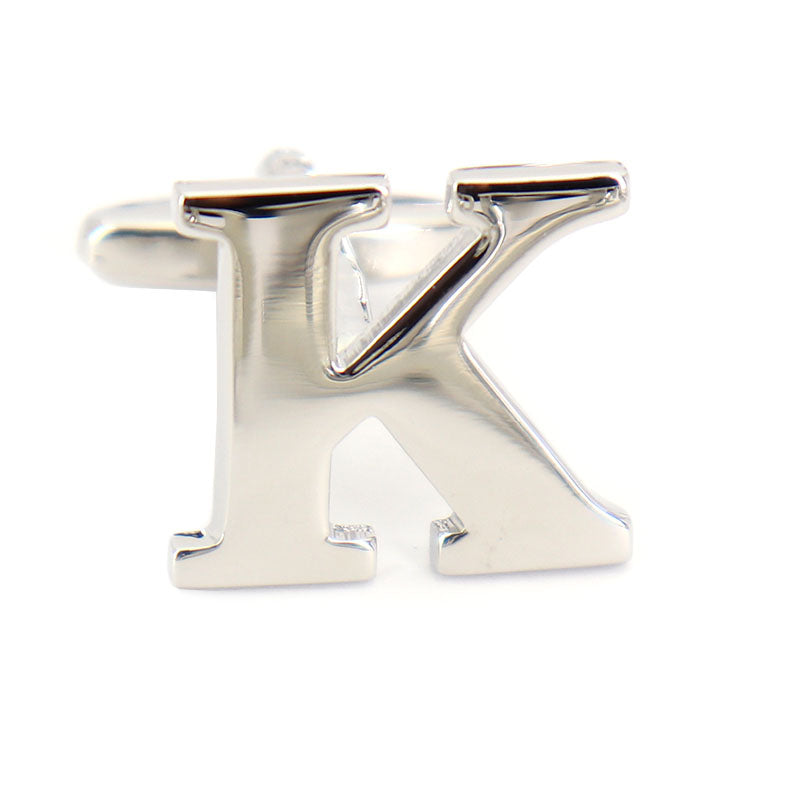 片方のみ単品販売-組合せ自由アルファベット-カフスボタン-box1-シルバー-男女-カフリングス-プレゼント-おしゃれ-ユニーク