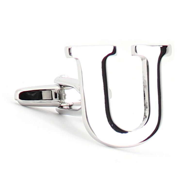 片方のみ単品販売-組合せ自由アルファベット-カフスボタン-box1-シルバー-男女-カフリングス-プレゼント-おしゃれ-ユニーク