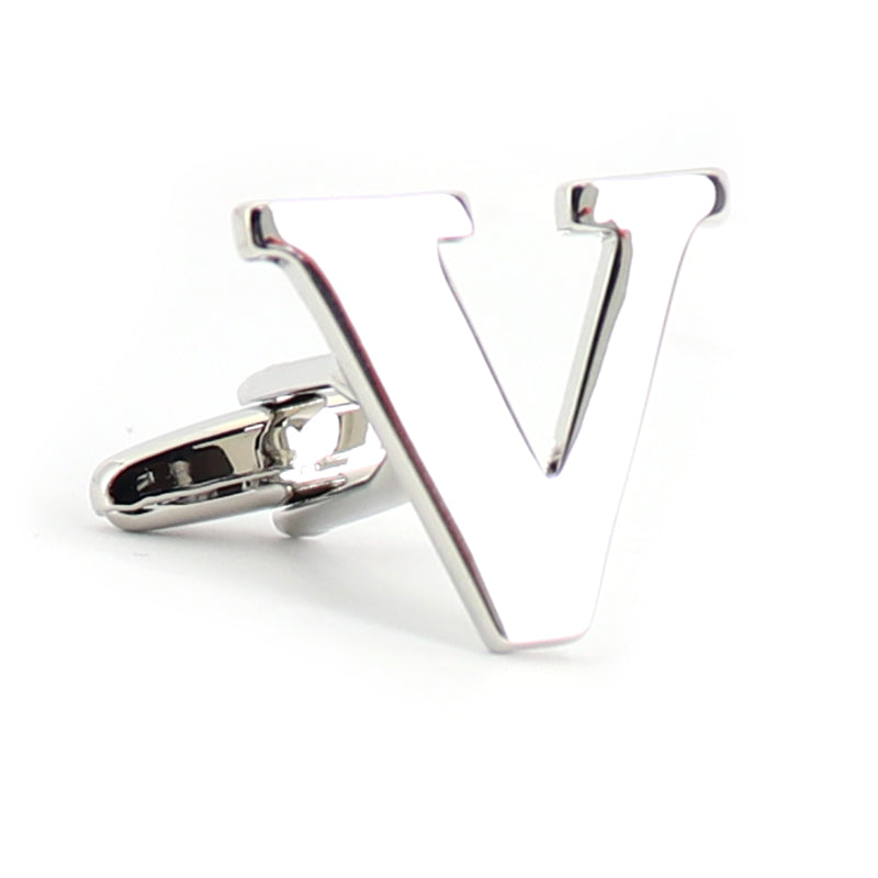 片方のみ単品販売-組合せ自由アルファベット-カフスボタン-box1-シルバー-男女-カフリングス-プレゼント-おしゃれ-ユニーク