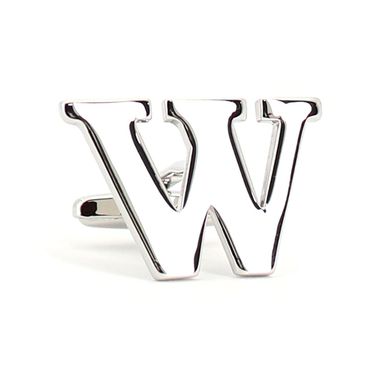 片方のみ単品販売-組合せ自由アルファベット-カフスボタン-box1-シルバー-男女-カフリングス-プレゼント-おしゃれ-ユニーク