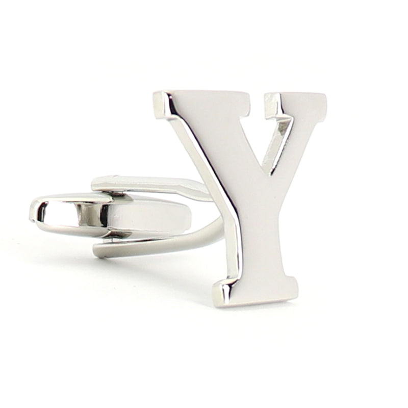 片方のみ単品販売-組合せ自由アルファベット-カフスボタン-box1-シルバー-男女-カフリングス-プレゼント-おしゃれ-ユニーク