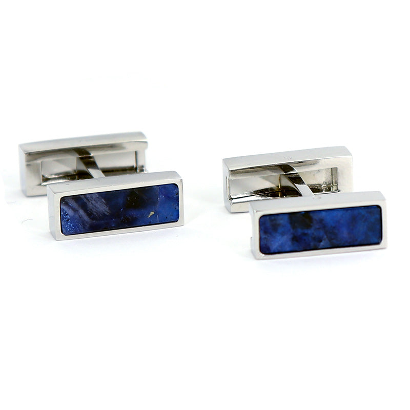 珍しい-折りたたみ式-カフスボタン-銀-青-色-シンプル-男性-デザイン-シルバー-フォーマル-勇ましさ-男-カフリングス-イケメン-プレゼント-おしゃれ-結婚式-カフス専門店