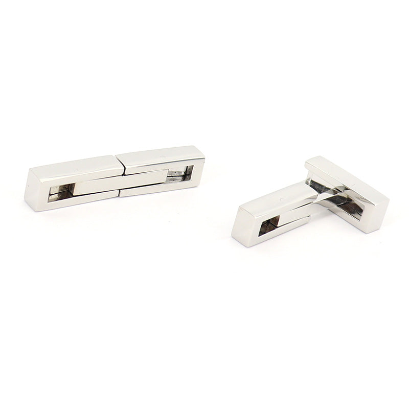 珍しい-折りたたみ式-カフスボタン-銀-青-色-シンプル-男性-デザイン-シルバー-フォーマル-勇ましさ-男-カフリングス-イケメン-プレゼント-おしゃれ-結婚式-カフス専門店