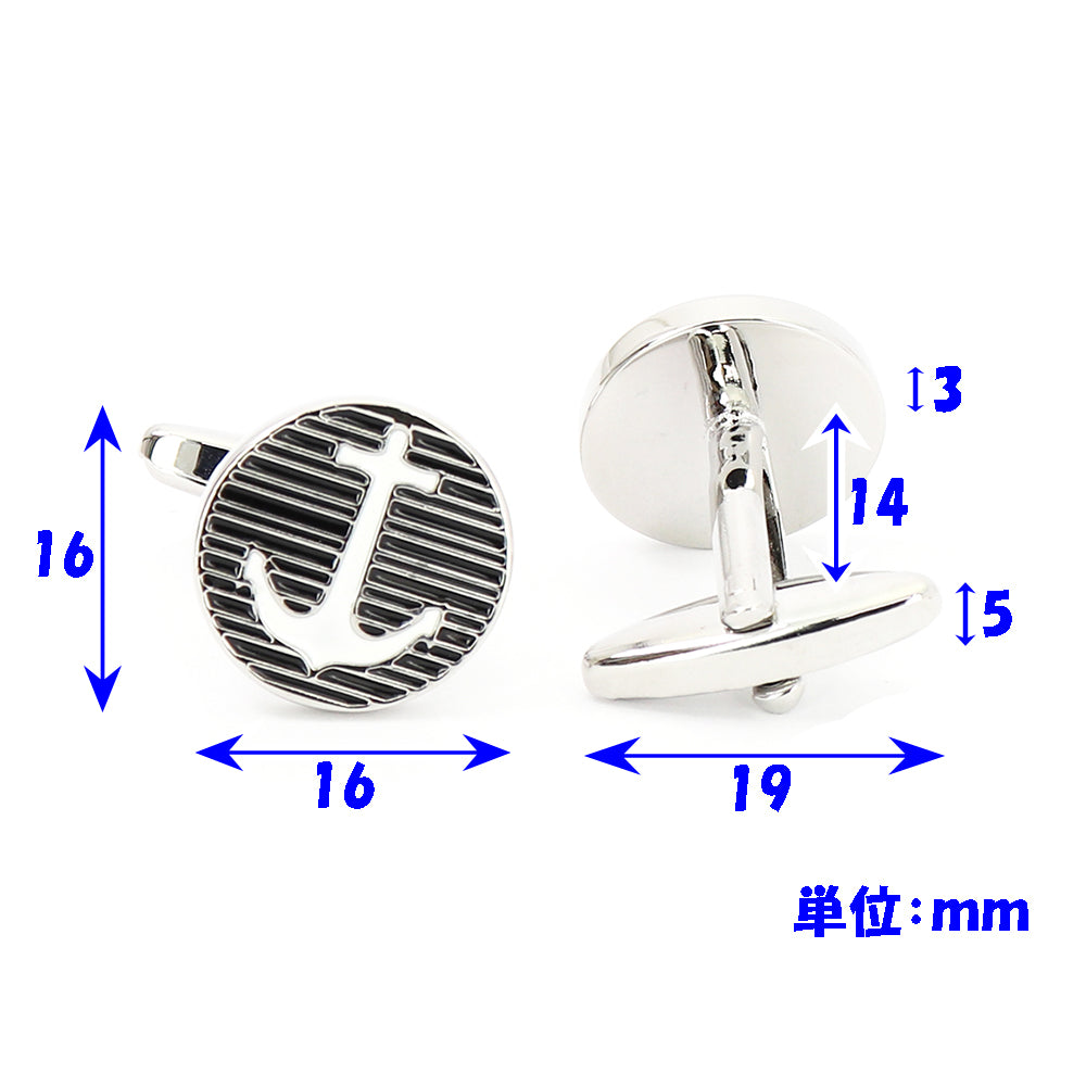 船のイカリ-マリン-カフスボタン-男女-カフリングス-営業マン-個性-スーツ-人気-かわいい-プレゼント-ギフト-カフス専門店