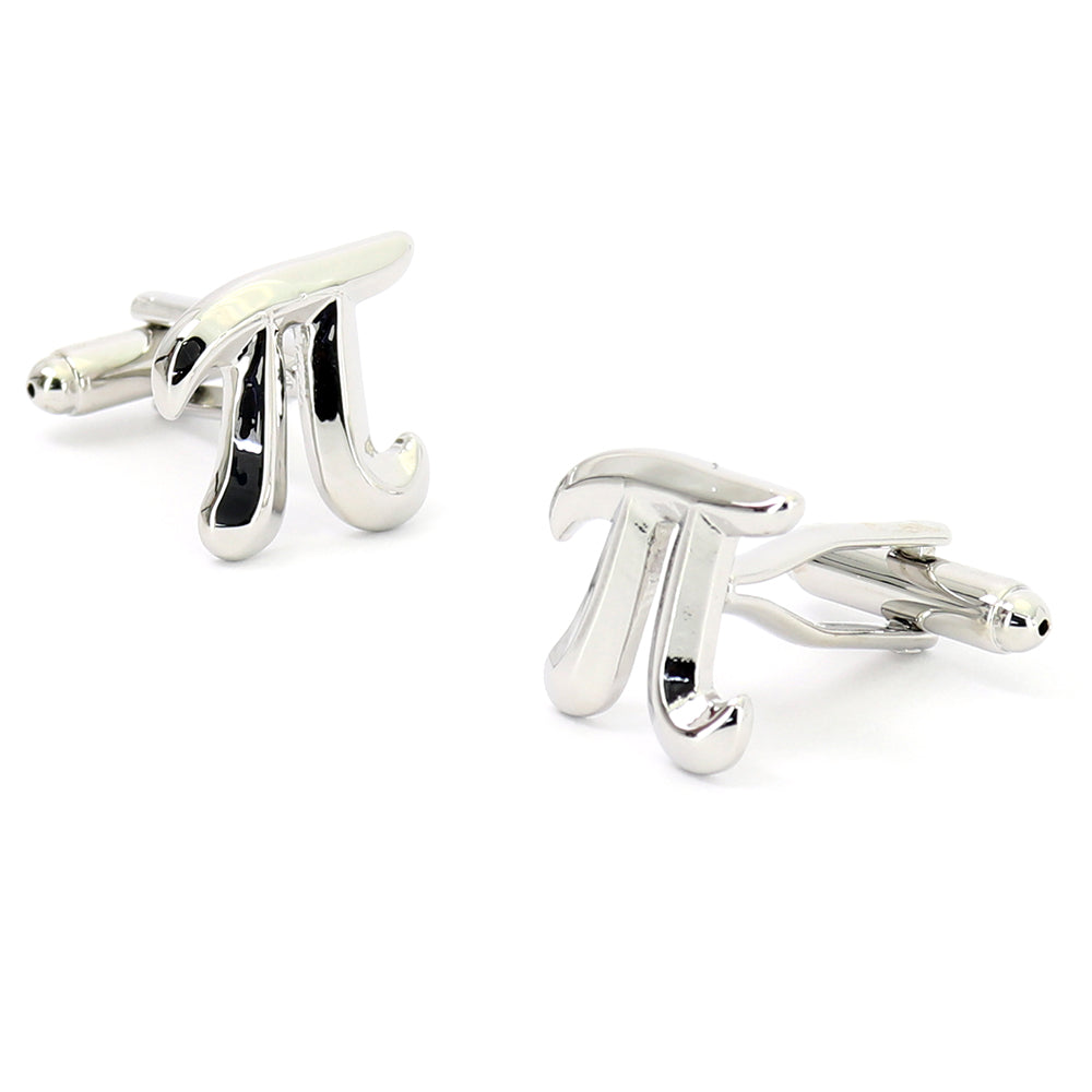 パイ-π-数式-記号-カフスボタン-シルバー-男女-カフリングス-営業マン-個性-スーツ-人気-かわいい-プレゼント-ギフト-カフス専門店