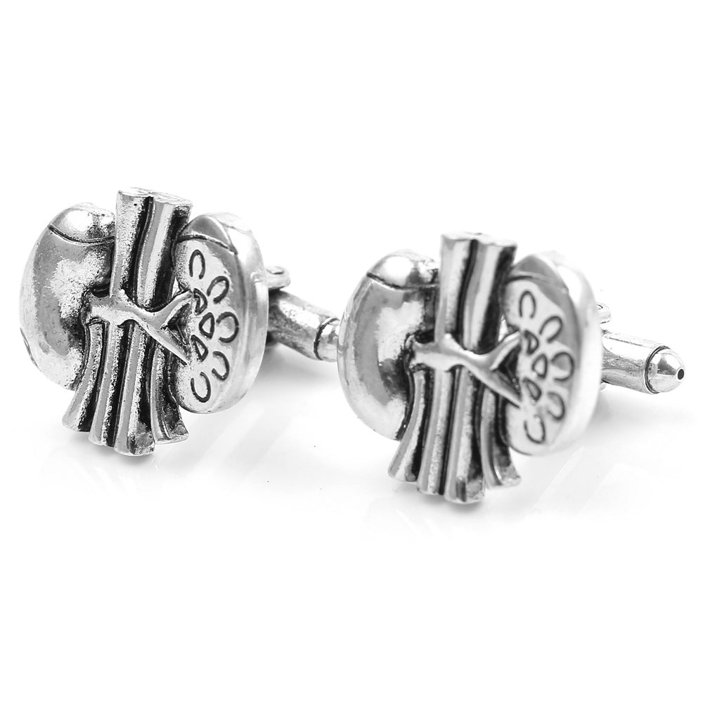 臓器-カフスボタン-人間-体-シルバー-おもしろ系-シルバー-おしゃれ-男女-プレゼント-ユニーク-大人気-成人式-卒業式-結婚式-カフス専門店