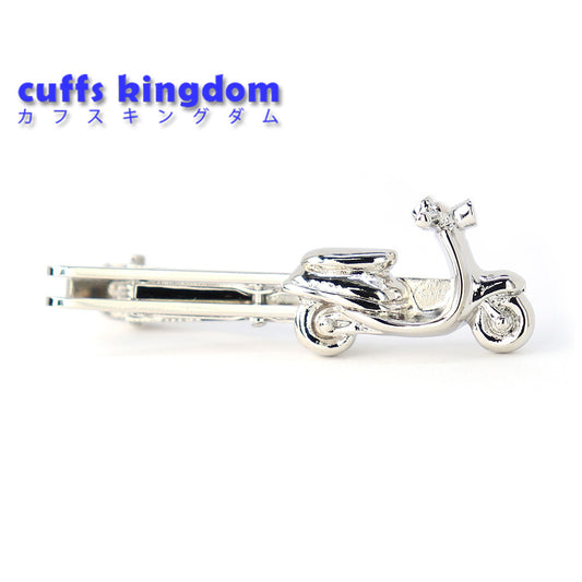 かわいい-スクーター-タイピン-シルバー-銀色-系-男女-カフリングス-営業マン-おしゃれ-かわいい-結婚式-カジュアル-シンプル-スーツ-人気