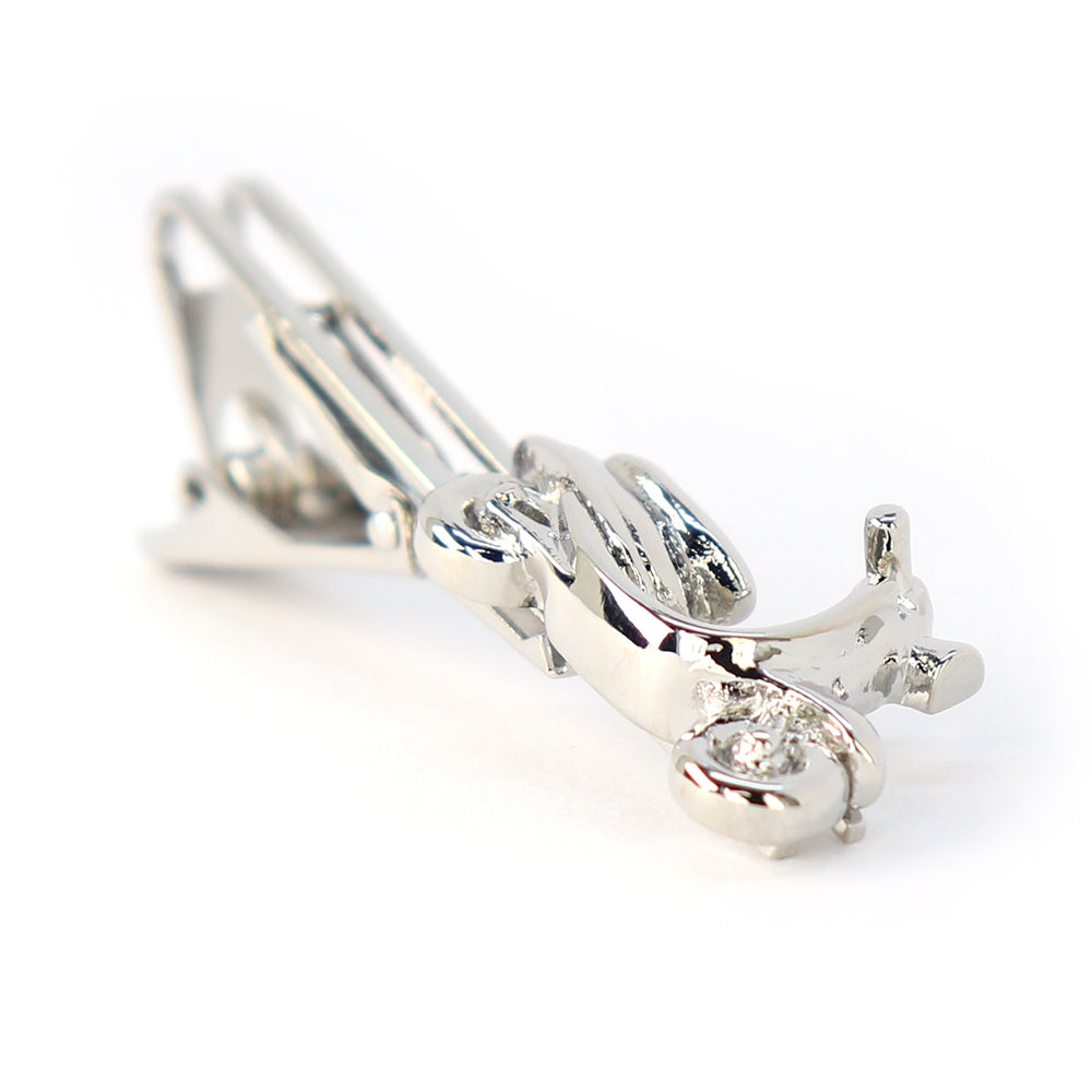 かわいい-スクーター-タイピン-シルバー-銀色-系-男女-カフリングス-営業マン-おしゃれ-かわいい-結婚式-カジュアル-シンプル-スーツ-人気