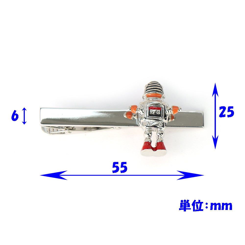 楽しい-ロボット-タイピン-シルバー-おしゃれ-面白-男女-カフリングス-人気-個性-プレゼント-カフス専門店