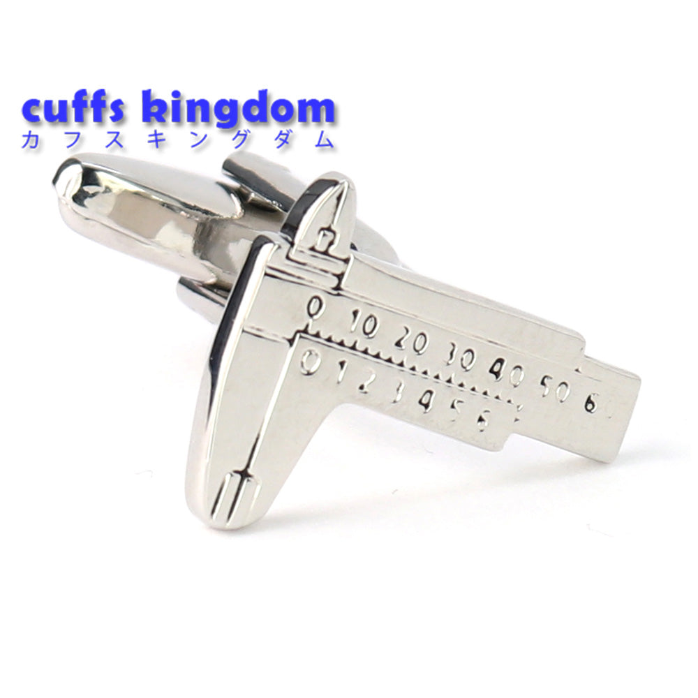 ノギス-カフスボタン-工具-ものさし-おしゃれ-面白-男女-カフリングス-人気-個性-プレゼント-カフス専門店