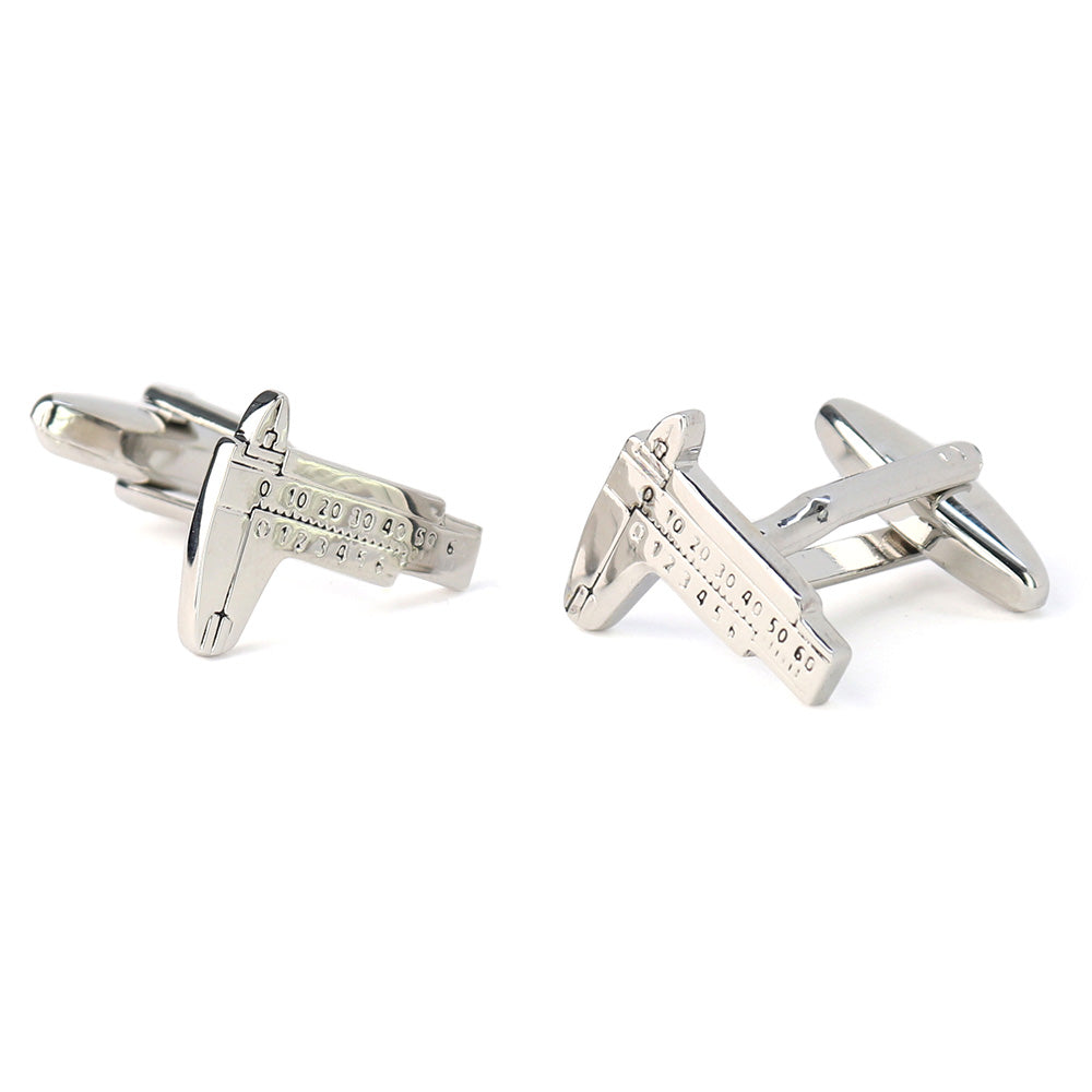 ノギス-カフスボタン-工具-ものさし-おしゃれ-面白-男女-カフリングス-人気-個性-プレゼント-カフス専門店