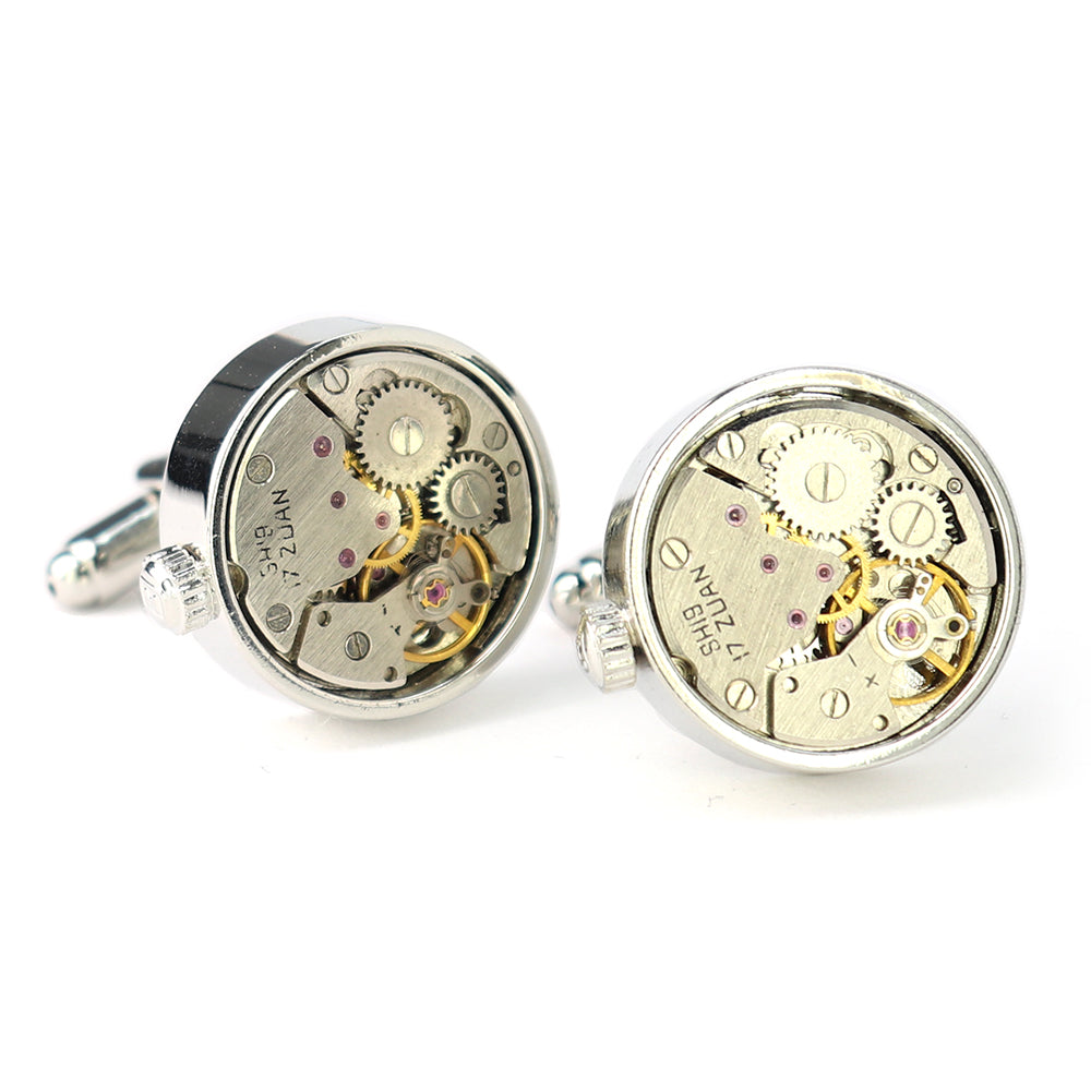 腕時計-ムーブメント-カフスボタン-時計の内部構造-男女-カフリングス-営業マン-おしゃれ-かわいい-結婚式-カジュアル-おもしろ-スーツ-人気-プレゼント-ギフト-入園式-入学式-成人式