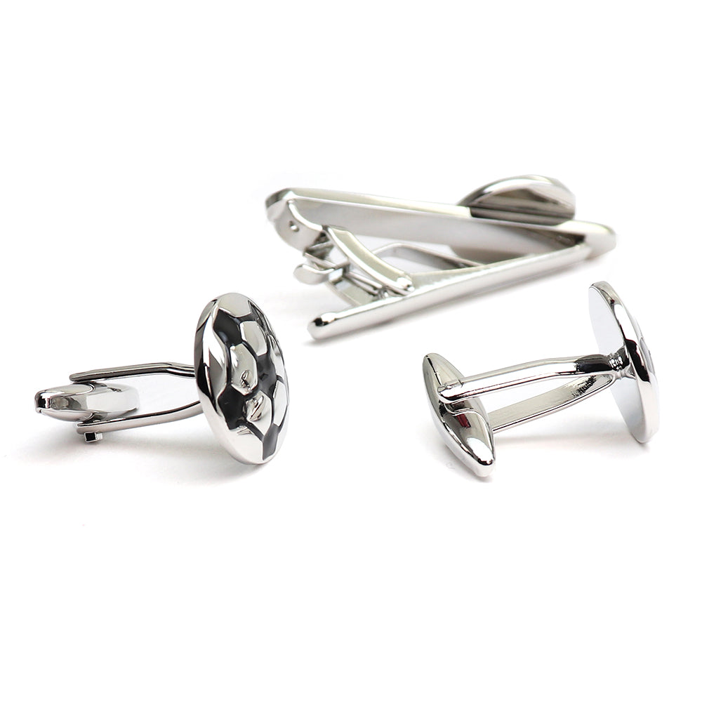 サッカーボール カフス タイピン セット シルバー 趣味 スポーツ 男女 プレゼント ギフト おしゃれ かわいい スーツ 人気 結婚式 カフス専門店