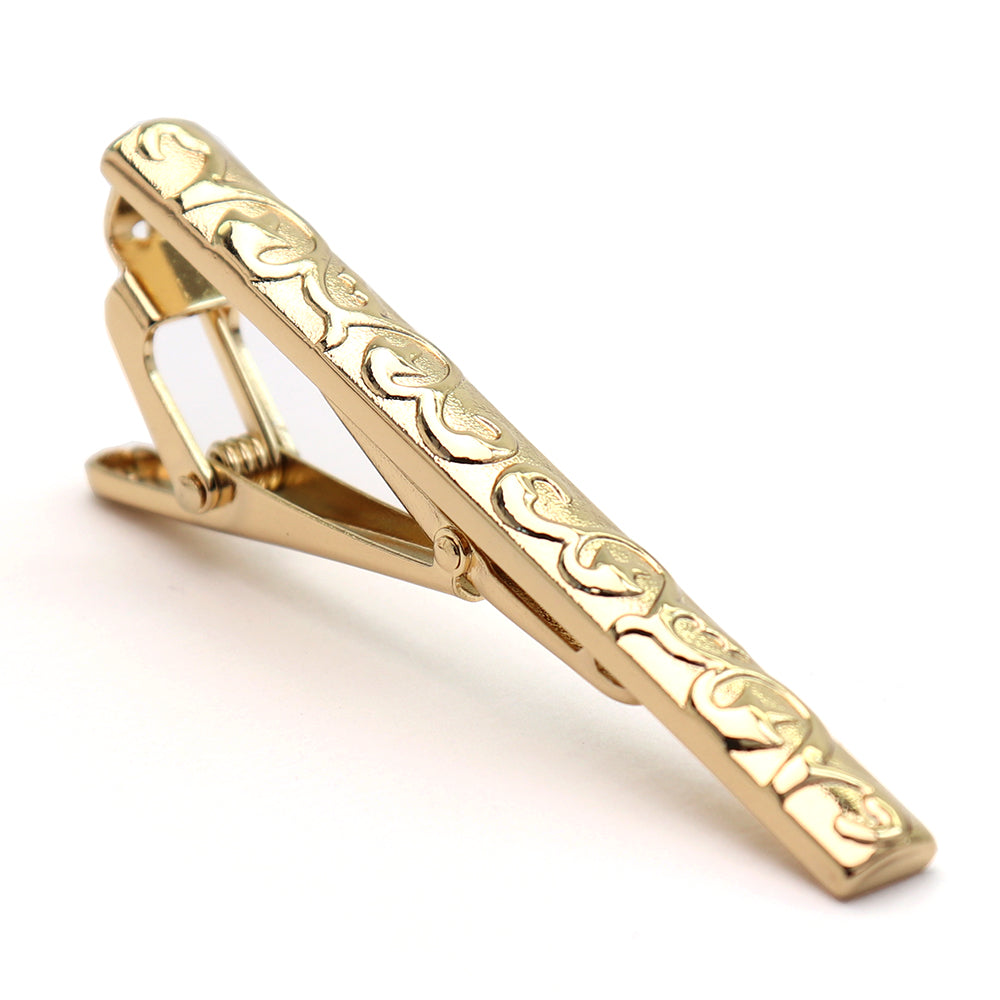 立体柄 タイピン ゴールド 男女 営業マン おしゃれ スーツ プレゼント ギフト 大人気 個性 成人式 卒業式 結婚式 カフス専門店