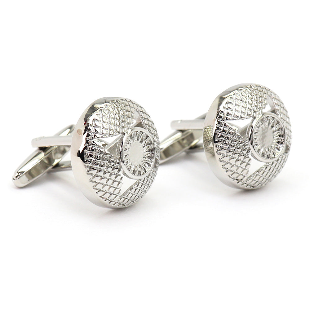 シンプル シルバー カフスボタン 高級感 男女 営業マン おしゃれ 上品 かわいい ビジネス 結婚式 カジュアル スーツ 人気 プレゼント ギフト カフス専門店