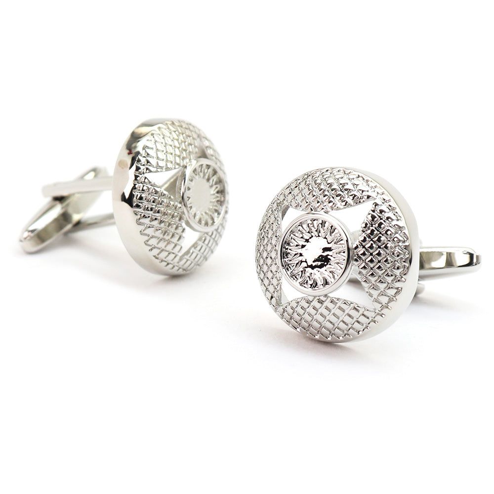 シンプル シルバー カフスボタン 高級感 男女 営業マン おしゃれ 上品 かわいい ビジネス 結婚式 カジュアル スーツ 人気 プレゼント ギフト カフス専門店