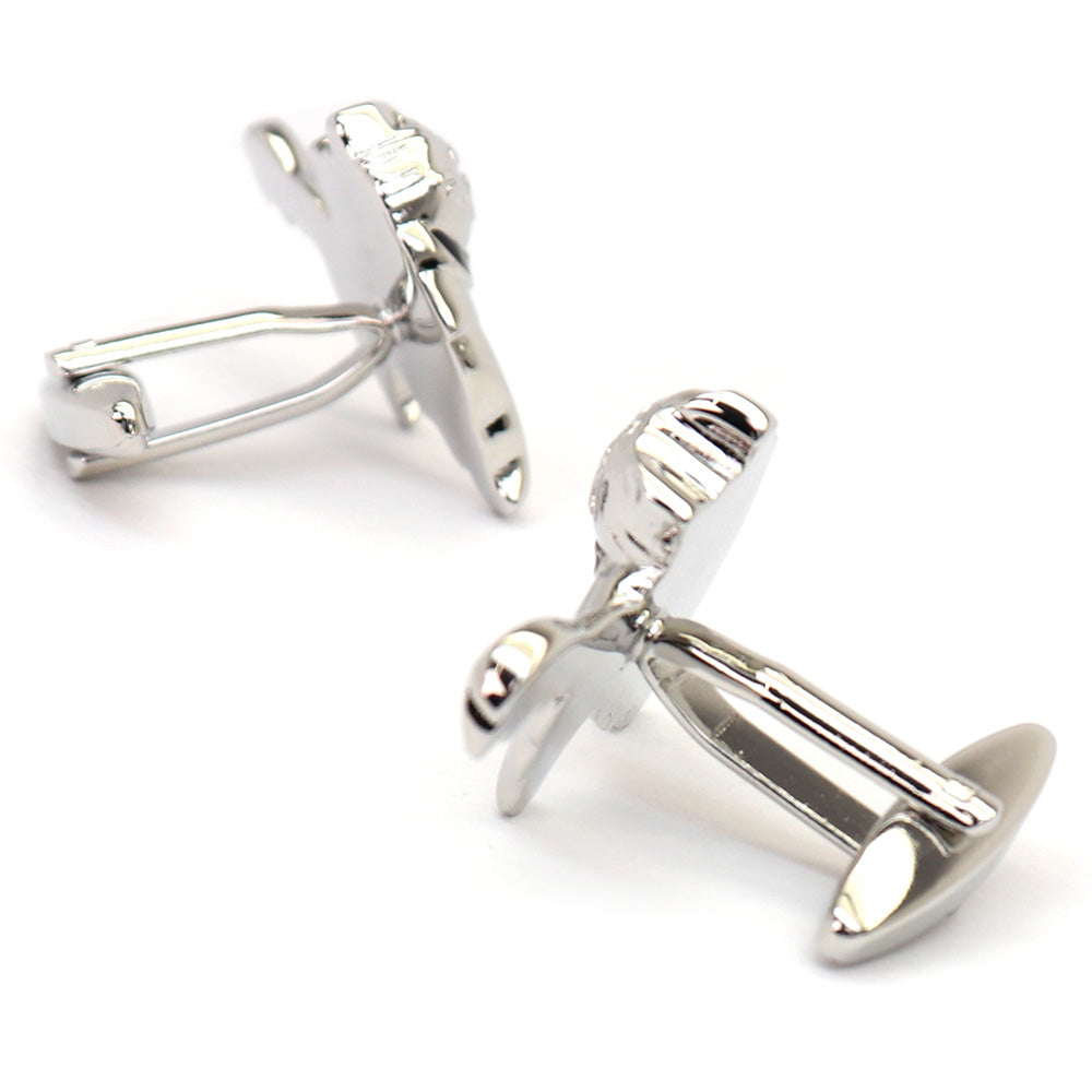 こちらを見つめる ネコ 猫 カフスボタン 動物 キュート アニマル系 ユニーク 男女 カジュアル プレゼント ギフト おしゃれ かわいい 結婚式 カフス専門店